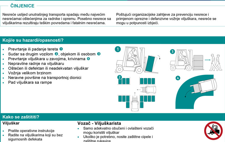 Sigurno rukovanje viljuskarom