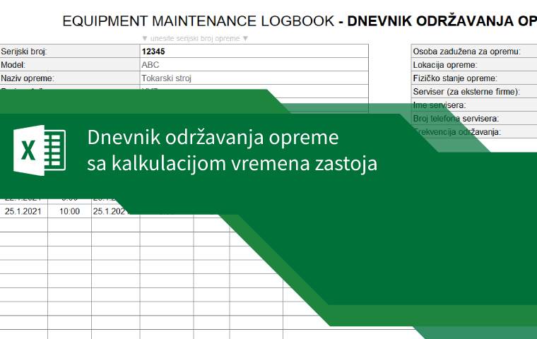 Dnevnik odrzavanja masina
